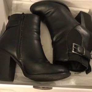 Aldo “Araoclya” Black Ankle Bootie